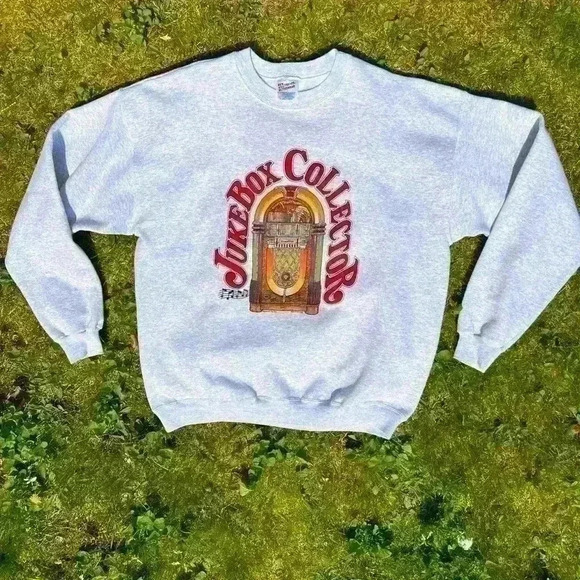 Vintage Hanes Activewear Jukebox Collector 1992 Crewneck Sweatshirt XXL - Picture 1 of 7